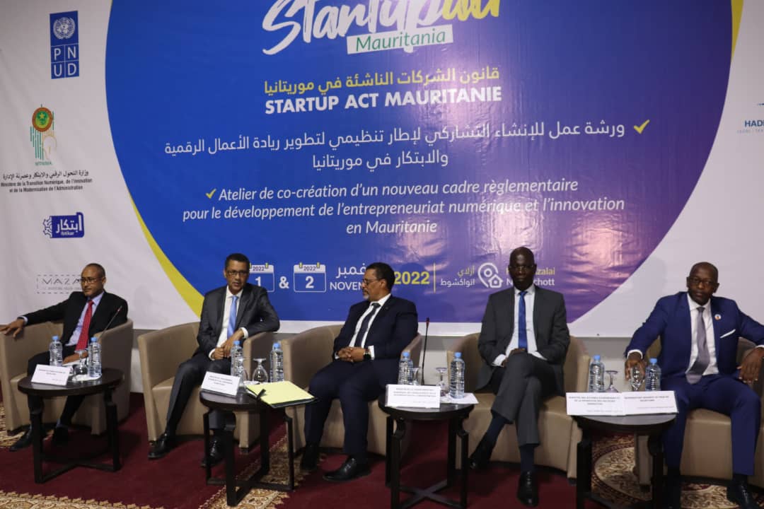 Startup Act Mauritania : Monsieur le Ministre lance le processus de co-création